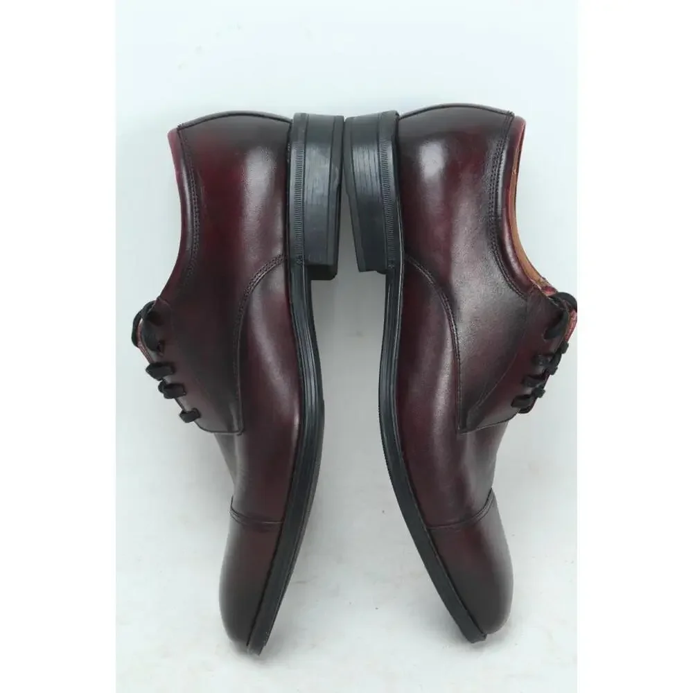 Florsheim Lexington Dress Shoes Burgundy Cap Toe Oxford Size 9.5 D